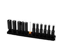 Modular 1/2" Socket Organizers | Includes 12 Modular Socket Organizers and 10 spacers | Simple and Effective Tool For Socket Organization | Organize Your Sockets Quickly For Fast Accountability.