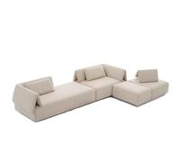 Modular Armless Sofa - Foam Couch for Living Room, Bedroom, Office, Easy Assembly, Italian Minimalist Style, Oversized Design