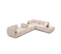 Modular Armless Sofa - Foam Couch for Living Room, Bedroom, Office, Easy Assembly, Italian Minimalist Style, Oversized Design