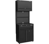 Modular Base & Wall Cabinet with Drawer - Magnetic Door Latches - MDF Worktop