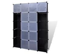 Modular Cabinet with Compartment Storage Cabinet Clothes Organiser vidaXL