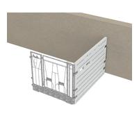Modular cattle box accessory for single wall enclosure Kerbl