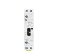 Modular Contactor 2P 16A 20A 25A 2NO or 2NC 220V Manual Control Household Contactor Din Rail Type(2P 25A 2NC 220V)