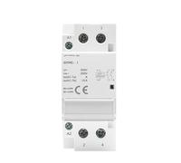 Modular Contactor- 2P 40A 63A 2NO or 2NC or 1NO1NC DIN rail installation AC220V 230V automatic(2P 40A 2NO 220V)
