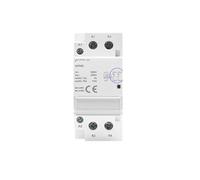 Modular Contactor- 2P 40A 63A 2NO or 2NC or 1NO1NC DIN rail installation AC220V 230V automatic(2P 63A 2NC 220V)
