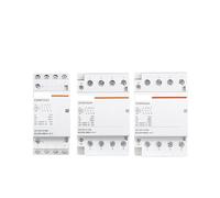 Modular Contactor Automatic 2P 4P 230V 380V Single-phase Three-phase 25A 40A 63A 2NO 2NC 4NO Din Rail RUAJOGYNVM(25A,2NO)