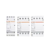 Modular Contactor Automatic 2P 4P 230V 380V Single-phase Three-phase 25A 40A 63A 2NO 2NC 4NO Din Rail(25A,2NO)