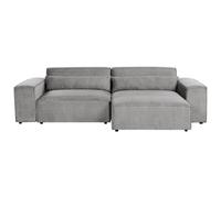 Modular Corner Sofa 3 Seater HELLNAR Left Hand Grey Fabric