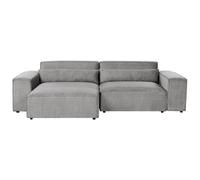 Modular Corner Sofa 2 Seater HELLNAR Fabric Grey Right Hand