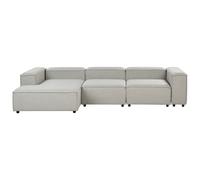 Modular Corner Sofa 4 Seater ARDAL Fabric Light Grey Right Hand