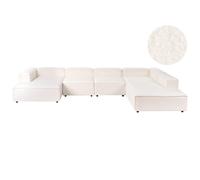 Modular Corner Sofa 5 Seater ARDAL Boucle Off-White Left Hand
