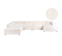 Modular Corner Sofa 5 Seater ARDAL Boucle Off-White Right Hand