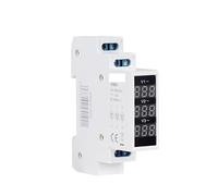 Modular Din Rail Voltage Meter Led Three-phase Digital Voltmeter Ac 80-500V 220v 230v 380v EKMV3