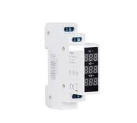 Modular Din Rail Voltage Meter Led Three-phase Digital Voltmeter Ac 80-500V 220v 230v 380v EKMV3 BIANMTSW