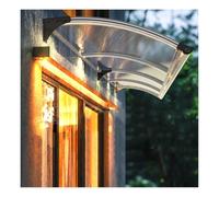 Modular Door Canopy, 2.5mm Non-Deformable Outdoor ning for Entrance, Includes Accessories, 45x350cm (17.7x138in) - Weatherproof Protect