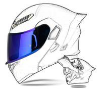 Modular/Full Face Motorcycle Helmet Sun Visor, Sports Accessories, Daytime Night Motorcycle Helmets Lens, Only for Figure 2 Models of Helmets