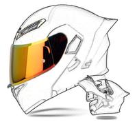 Modular/Full Face Motorcycle Helmet Sun Visor, Sports Accessories, Daytime Night Motorcycle Helmets Lens, Only for Figure 2 Models of Helmets