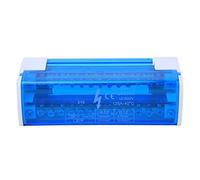 Modular Ground Terminal Block, Brass Din Rail 2-Level Single Phase Junction Case, 2 Input 28 Output Terminal Distribution Box