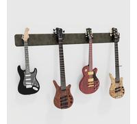 Modular Guitar Wall-Mounted Display with Acoustic Padding | Velvet Multi-Guitar Holder | Sound Dampening Hanger System for Electric, Bass & Acoustic Guitars | Color: [Beige | 4-Guitars (160x15cm)]