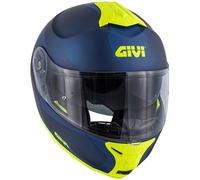 Modular Helmet GIVI X21 Graphic Challenger Spirit Blue Matte and Yellow Size S