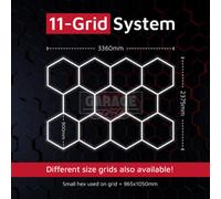 Modular Hexagon Lighting System - Eleven Grid