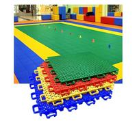 Modular Interlocking Cushion Color Modular Interlocking Floor Tiles Indoor And Outdoor Weatherproof Stitching Floor Sports Mats,(Grey,1PCS)