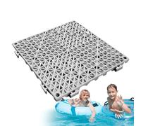 Modular Interlocking Cushion - High Performance Floor Tiles, Shock Absorption , Quick Connect System, Lightweight Build | Basement Sealing Solution, Outdoor Patio Floor, Exercise Room
