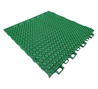 Modular Interlocking Cushion Kindergarten Amusement Park School Playground Gymnasium Color DIY Puzzle Waterproof Floor(Green,10PCS)