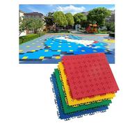 Modular Interlocking Cushion Modular Interlocking Floor Tiles For School/Kindergarten/Basketball Court/Gym/Playground/Park(Green,1PCS)