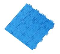 Modular Interlocking Cushion, Plastic Interlocking Deck Tiles Drainage Multicolor 34x34cm Pack of 9-40(Blue,34x34cm/36PCS)