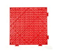 Modular Interlocking Cushion PVC Garage Floor Mats Multi-Colour Combination Deck Tiles Balcony in The Leisure Area(Red,30pieces)