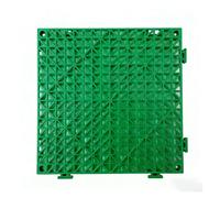 Modular Interlocking Cushion PVC Garage Floor Mats Multi-Colour Combination Deck Tiles Balcony in The Leisure Area(Green,30pieces)