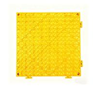 Modular Interlocking Cushion PVC Garage Floor Mats Multi-Colour Combination Deck Tiles Balcony in The Leisure Area(Yellow,30pieces)