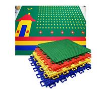 Modular Interlocking Floor Tiles for Sports Courts, Easy to Clean Drainage Mats for Public Spaces