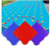 Modular Interlocking Floor Tiles, Suitable For Schools/kindergartens/playgrounds/basketball Courts(Schwarz)