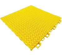 Modular Interlocking Tile Kindergarten School Playground Gymnasium DIY Flooring(Yellow)
