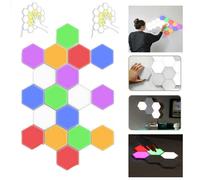 Modular LED Touch Wall Lamp Hexagonal Magnetic Quantum Sensitive Night Light