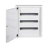 Modular metal switchgear 3x18 surface IP30 N+PE I door class white 29324