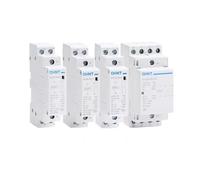 Modular Mini AC household Contactor 220V 230V 400V AC 20A 25A 40A 63A 1NO 1NC 2NO 2NC 4NO NCH8 2 Four phase(NCH8-63,1NO1NC)