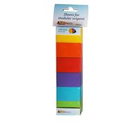 Modular Origami Sheets - 6 Assorted Colour Origami Sheet Set for Kids & Adults - Perfect Craft Paper for Easy Origami, DIY Projects, & Creative Art - 1000 Coloured Paper for All Ages 15x5x2 cm