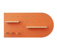 Modular Pegboard Wall Shelf with Accessories, Wooden Design for Home Organization, Art Display, Office & Craft Storage, Easy to Install, Versatile and Stylish