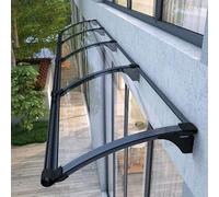 Modular Polycarte Canopy ning for Entry Door & Window Invisible Overhang Shelter PP Support (65x107cm/26x42in) Weatherproof Protect