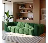 Modular Sectional Sofa, 3 Seater, Armrest, Mid Century Modern Upholstered Couch, No Assembly Required, for Living Room, Bedroom, Office