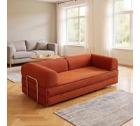 Modular Sectional Sofa, Convertible Pudding Block Sofa High Rebound Density Sponge, Floor Standing Sofa Bed for Living Room