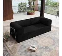 Modular Sectional Sofa, Convertible Pudding Block Sofa High Rebound Density Sponge, Floor Standing Sofa Bed for Living Room