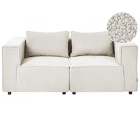 Beliani Modular Sofa 2 Seater Axebo Boucle Off-White