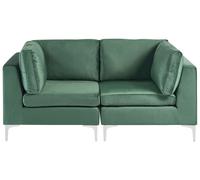 Modular Sofa 2 Seater EVJA Velvet Green