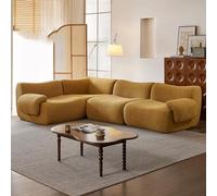 Modular Sofa - 3-in-1 Convertible Memory Foam Bed with Washable Covers, Compact Design for Small Spaces, Pet and Kid Friendly
