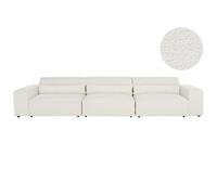 Modular Sofa 3 Seater HELLNAR Off-White Boucle