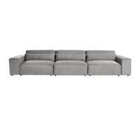 Modular Sofa 3 Seater HELLNAR Fabric Grey